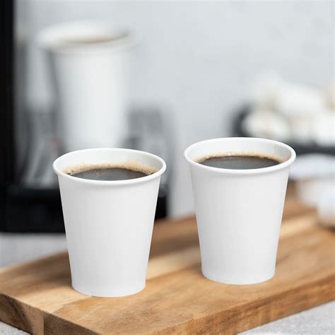 1 000 Ct 6 Oz Paper Coffee Cups White 70 Mm 1 000 Ct 6 Oz Paper Coffee Cups White 70 Mm