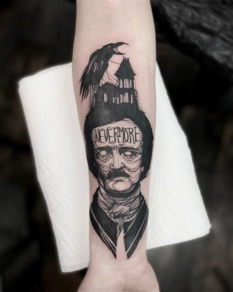 10 Best Edgar Allan Poe Tattoo Ideas You Ll Have To See To Believe