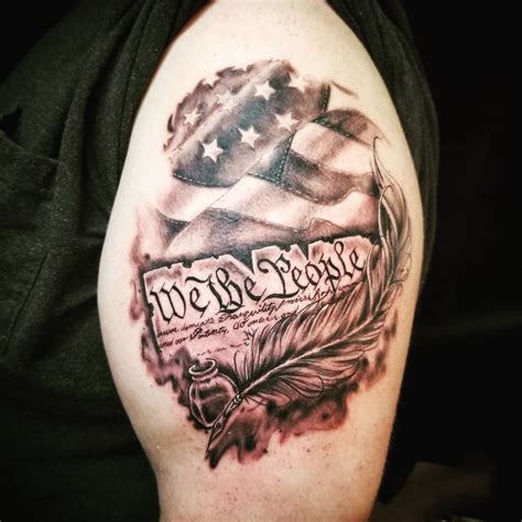 140 Patriotic We The People Tattoo Designs With Meaning And Ideas