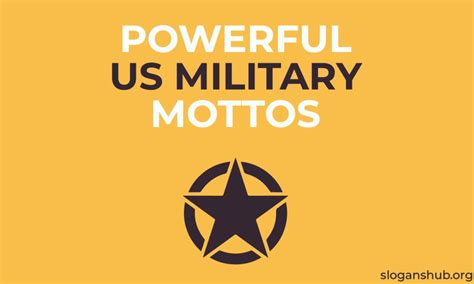 170 Powerful Us Military Mottos Amp Military Branch Mottos
