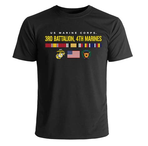 1St Battalion 4Th Marines Operation Iraqi Freedom Veteran T Shirt Medium