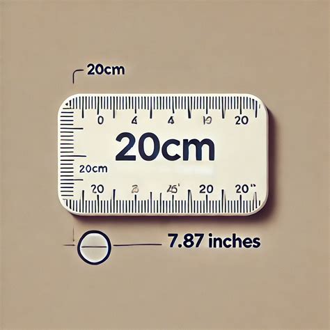 20cm to Inches Conversion: Accurate and Easy Guide