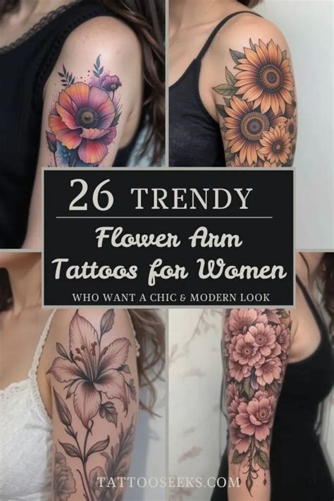 26 Stunning Flower Arm Tattoos For Women That Speak Beauty 26 Stunning Flower Arm Tattoos For Women That Speak Beauty