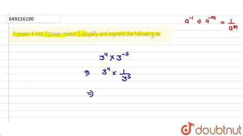 Calculating 3 to the Power of 4