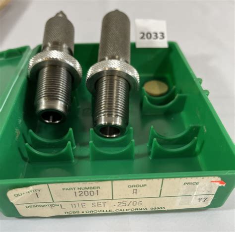 300 Win Mag Rcbs 25 06 Reloading Die Set Kidd Family Auctions 25 06 Remington Full Length Die Set