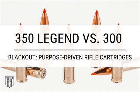 350 Legend Vs 300 Blackout Caliber Comparison By Ammo Com