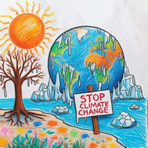45 Climate Change Drawing Ideas Earth Reminder 45 Climate Change Drawing Ideas Earth Reminder