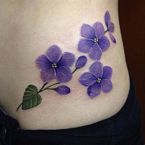 55 Indulging In Breathtaking Ideas Of Meaningful Violet Tattoos