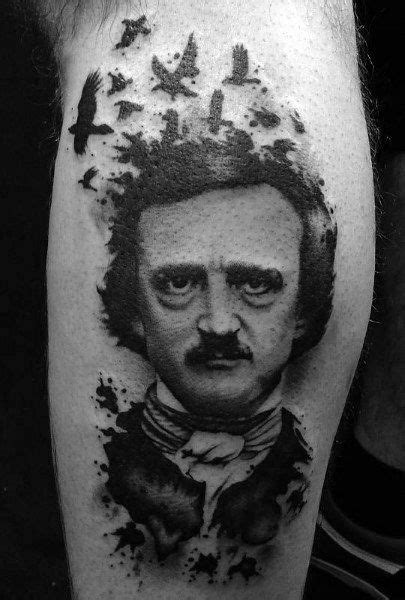 60 Epic Edgar Allan Poe Tattoo Designs For Men