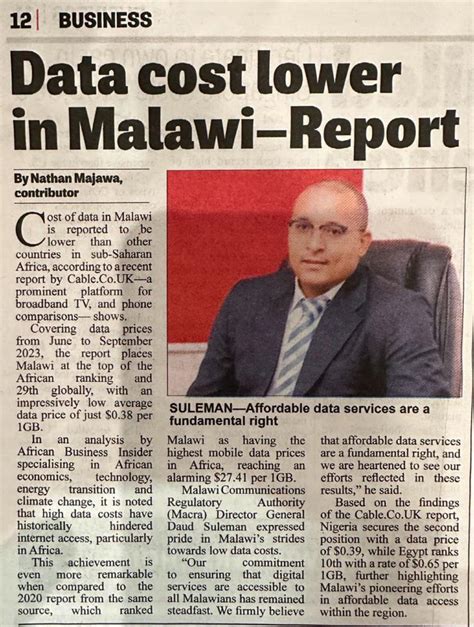 Affordable Data Malawi: Unlocking Digital Potential on a Budget