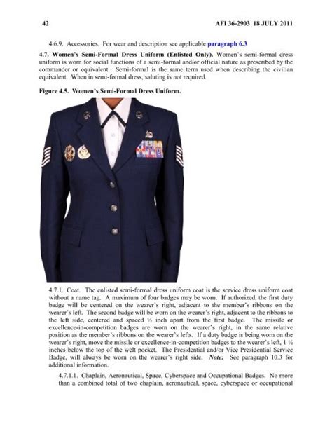 Afi 36 2903 Dress And Personal Appearance Of Air Force Afi 36 2903 Dress And Personal Appearance Of Air Force