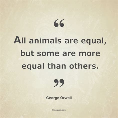 All Animals Are Equal