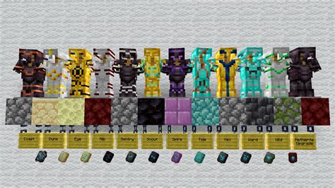 All Minecraft Armor Trims