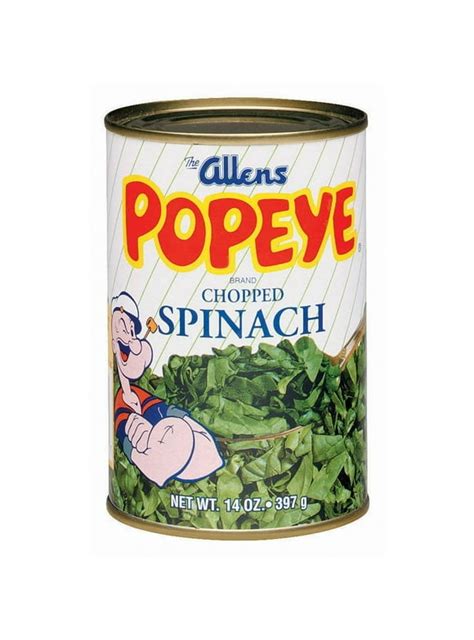 Allens Popeye Chopped Spinach 14 Oz Pack Of 2 Chopped Spinach Popeye Brand Canned Veggies 14 Oz Healthy Side Walmart Com