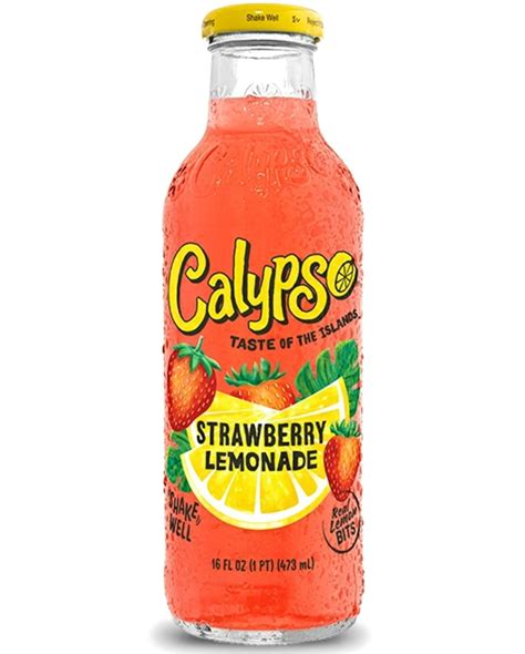 Amazon Com Calypso Lemonade Strawberry Lemonade Made With Real Fruit 16 Fl Oz Glass Bottles Pack Of 12 Grocery Gourmet Food Amazon Com Calypso Lemonade Strawberry Lemonade Made With Real Fruit 16 Fl Oz Glass Bottles Pack Of 12 Grocery Gourmet Food