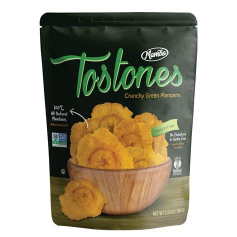 Amazon Com Mambo Tostones All Natural Green Plantains Tostones 3 53 Oz Unit 12 Bags Per Box Plantain Chips Tostones Chips Gluten Free Only Three Ingredients Tostones Amazon Com Mambo Tostones All Natural Green Plantains Tostones 3 53 Oz Unit 12 Bags Per Box Plantain Chips Tostones Chips Gluten Free Only Three Ingredients Tostones