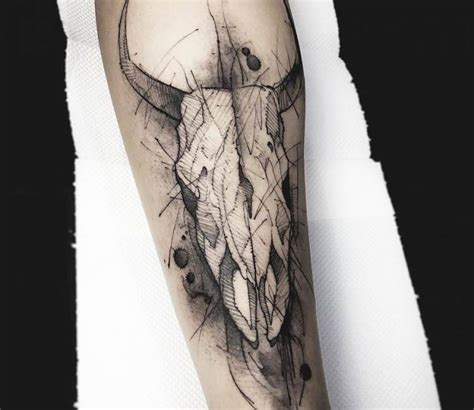 Animal Skull Tattoo By Dener Silva Photo 18749 Animal Skull Tattoo By Dener Silva Photo 18749