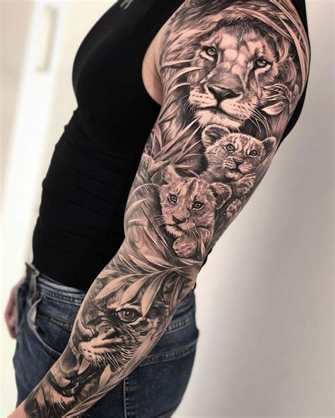 Animal Sleeve Tattoo Designs