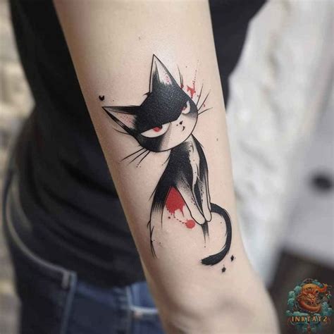 Anime Cat Tattoos 119 Designs Cute Cat Tattoo Cat Tattoo Simple Anime Cat Tattoos 119 Designs Cute Cat Tattoo Cat Tattoo Simple