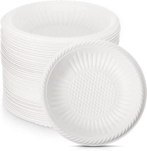 Appetizer Plates Remerry 200 Pcs Small Paper Plates Small Disposable Plates Paper Bulk White Square Dessert Cake Party Snack Sugarcane Bagasse Fiber 4 41 X 5 24 Inch Snacks Bulk