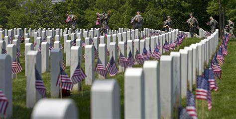 Arlington Cemetery Memorial Day Flags United States Department Of State