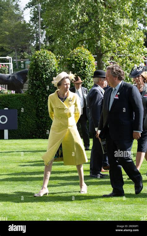 Ascot Berkshire Uk 29Th July 2023 Princess Anne The Princess