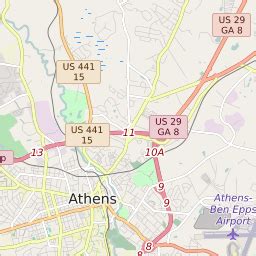 Athens Georgia Zip Code Map