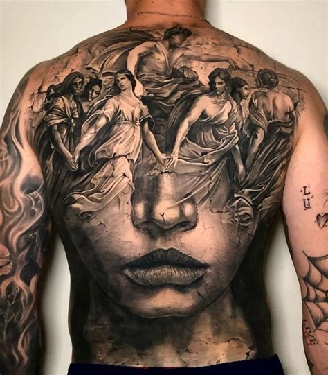 Back Piece Tattoo Design