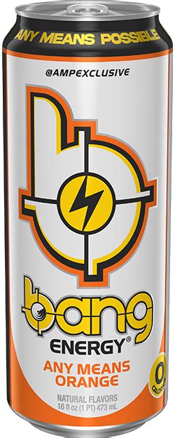 Bang Energy Any Means Orange Energy Drink 16Oz Can Delivered In As