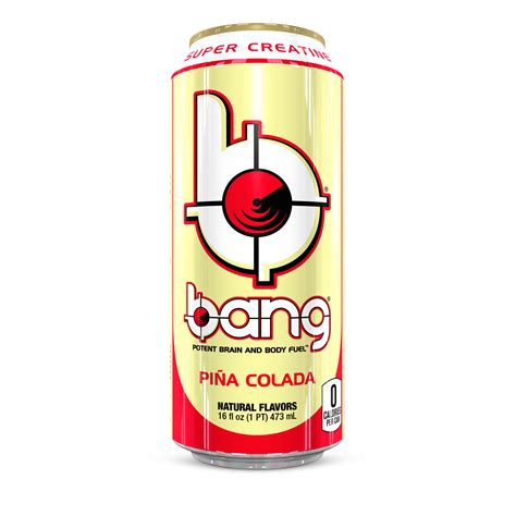 Bang Pina Colada Energy Drink 16 Fl Oz Can Brickseek