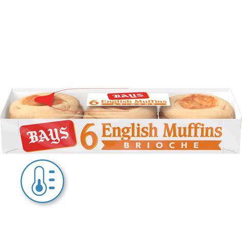 Bays Brioche English Muffins 6 Pc 12 Oz Foods Co Bays Brioche English Muffins 6 Pc 12 Oz Foods Co