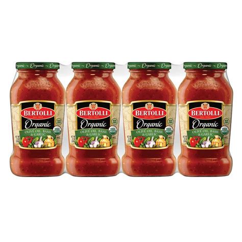 Bertolli Organic Pasta Sauce 4 X 24 Oz Costco Food Database