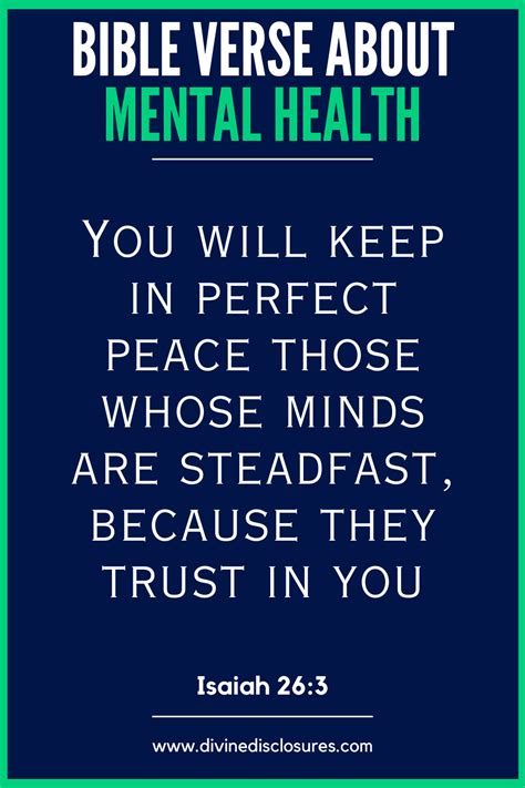 Bible Verses About Mental Health