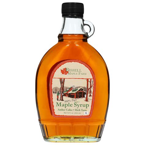 Bissell Maple Farm Maple Syrup, 100% Pure (12 Fl Oz) Delivery Or Pickup ...