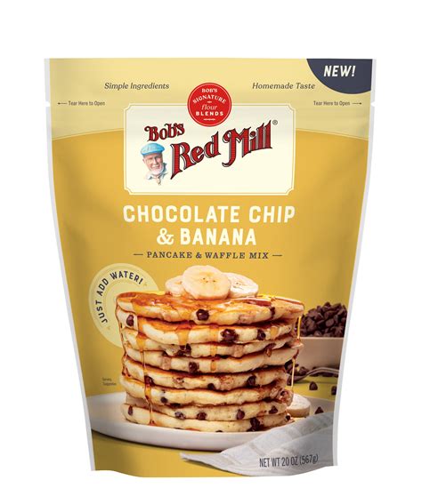 Bob S Red Mill Chocolate Chip Banana Pancake Waffle Mix 20 Oz Bag Bob S Red Mill Chocolate Chip Banana Pancake Waffle Mix 20 Oz Bag