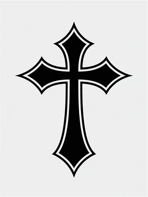 Bold Black Gothic Cross Design In 2025 Cross Drawing Cross Tattoo Bold Black Gothic Cross Design In 2025 Cross Drawing Cross Tattoo