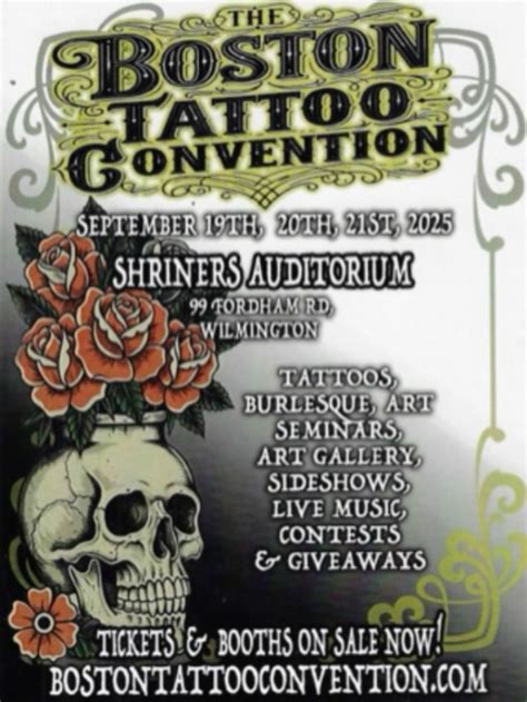Boston Tattoo Convention 2025 Tickets Boston Tattoo Convention