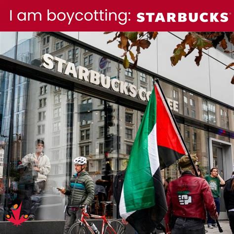 Boycott Campaign Starbucks Cjpme English