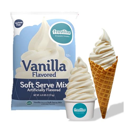 Buy Frostline Vanilla Soft Serve Ice Cream Mix 6 Pounds Online At
