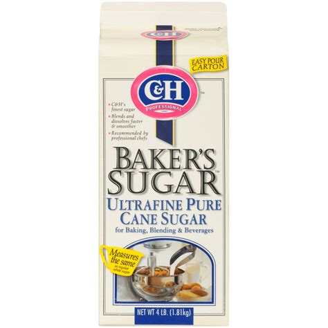 C Amp H Baker Amp 39 S Sugar Ultrafine Granulated Cane Sugar 3 5 Lb Tub For Baking C Amp H Baker Amp 39 S Sugar Ultrafine Granulated Cane Sugar 3 5 Lb Tub For Baking