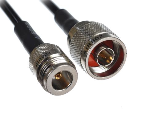 Ca240flex Black Antenna Cable N Plug Male To N Plug Male 35 Feet 10 6 Meters Air802 Manufacturing Antennas Cable Connectors Poe