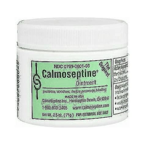 Calmoseptine Ointment Protects Soothes Amp Promote Healing Jar 2 5 Oz 12