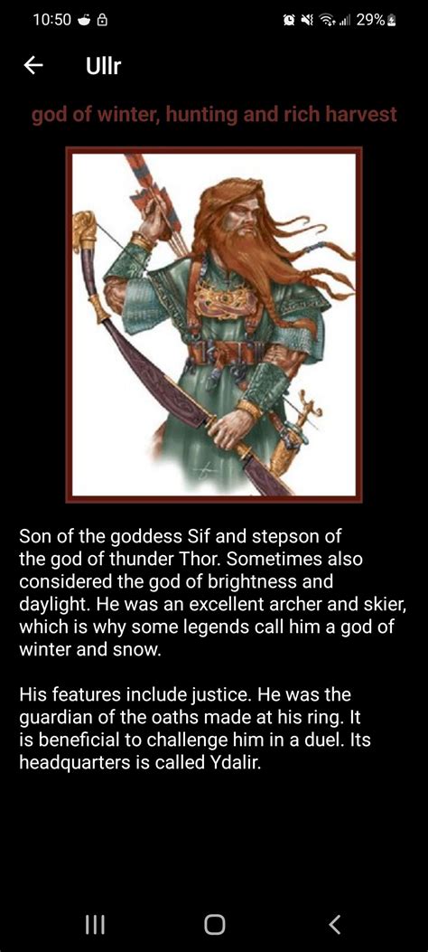 Can Anyone Tell Me More About The Norse God Ullr R Norse Can Anyone Tell Me More About The Norse God Ullr R Norse