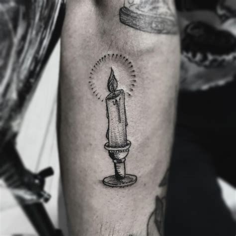 Candle Tattoo Ideas That Will Remind You Of The Eternal Presence