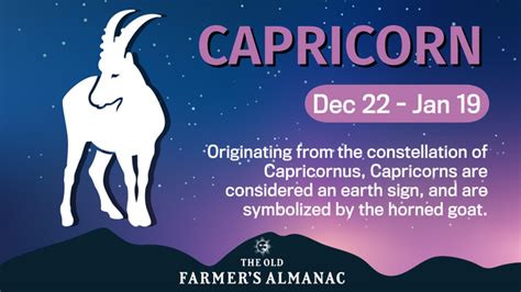 Capricorn Zodiac Sign The Old Farmer S Almanac Capricorn Zodiac Sign The Old Farmer S Almanac
