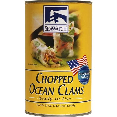Cento Clams Seawatch Chopped Ocean Clams Baby Clams Cento Clams Seawatch Chopped Ocean Clams Baby Clams