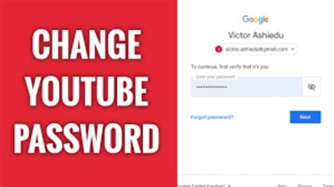 Reset Change YouTube Password Quickly!