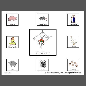 Charlotte in Charlotte's Web Character Unveiled