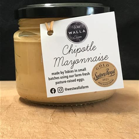 Chipotle Mayonnaise Gold Medal 2021 Sydney Royal Fine Food Awards Chipotle Mayonnaise Gold Medal 2021 Sydney Royal Fine Food Awards