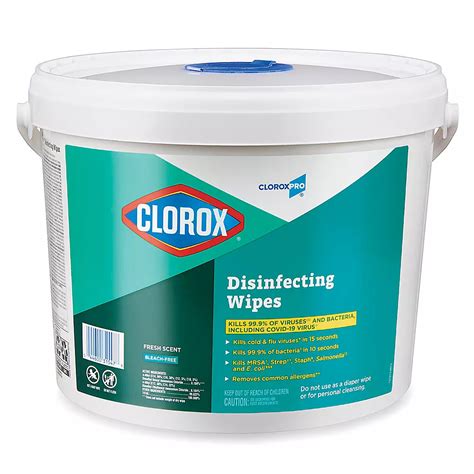 Clorox Disinfecting Wipes Jumbo Bucket Fresh Scent 700 Ct S 20959 Uline